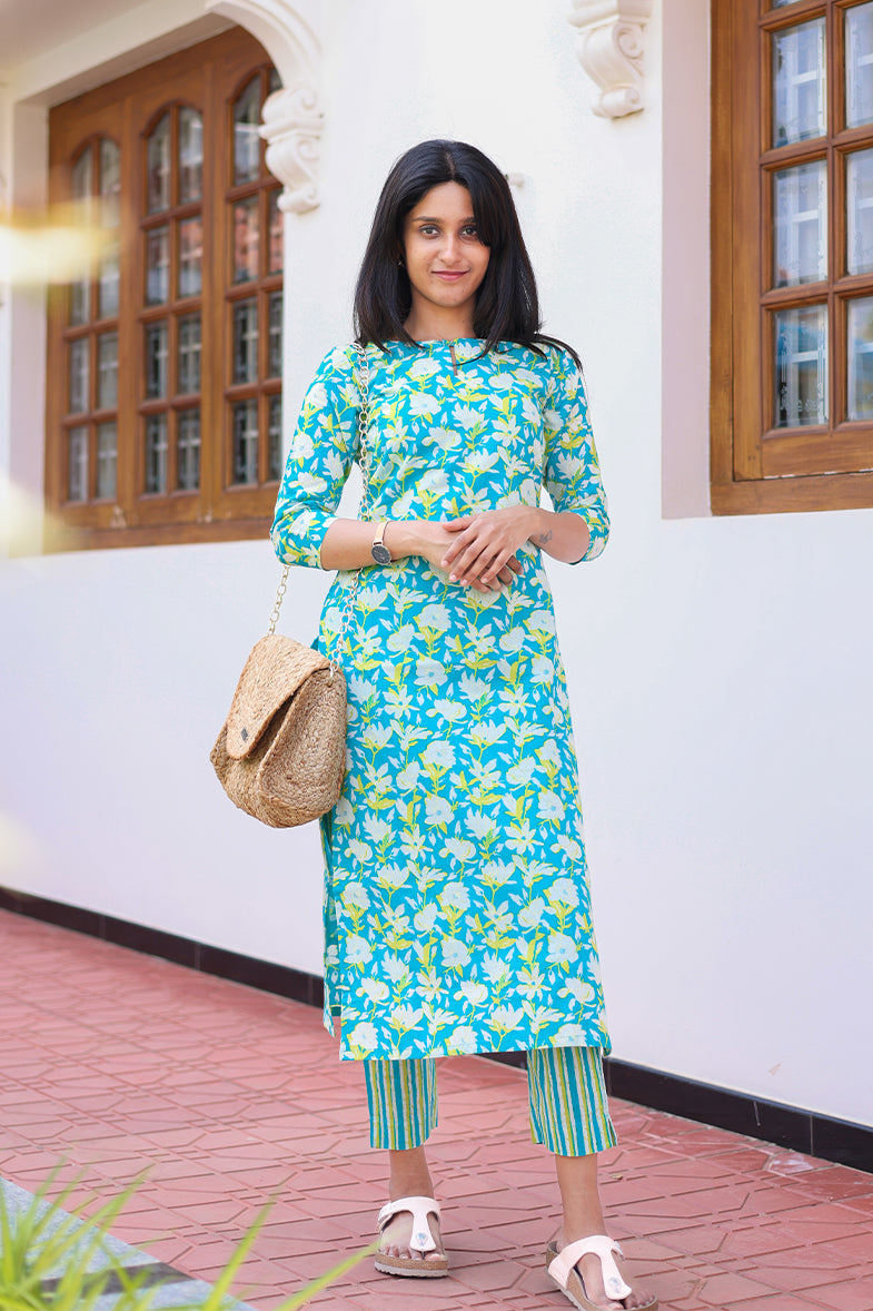 VIBRANT FUSION kurtha set (TC73)